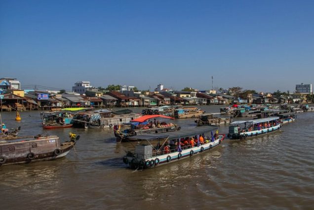 marché flottant Vietnam