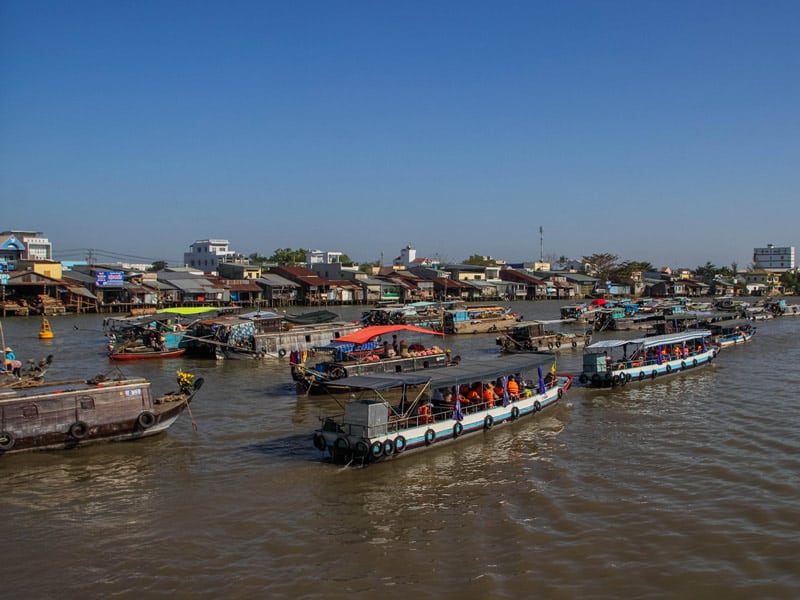 marché flottant Vietnam