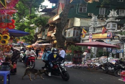 Le vieux quartier d'Hanoi