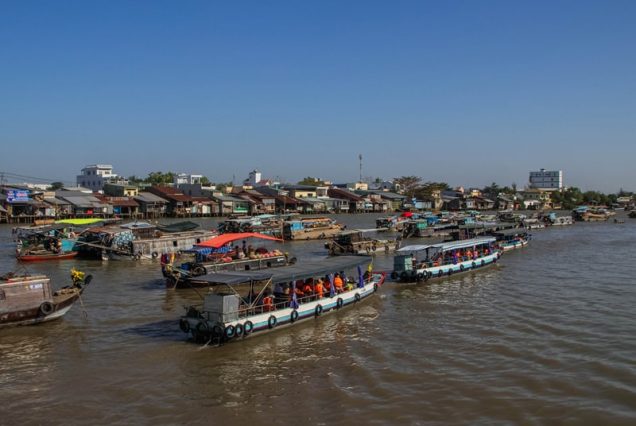 Marché flottant de Can tho
