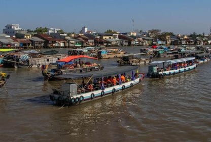 marche flottant de Cai Rang