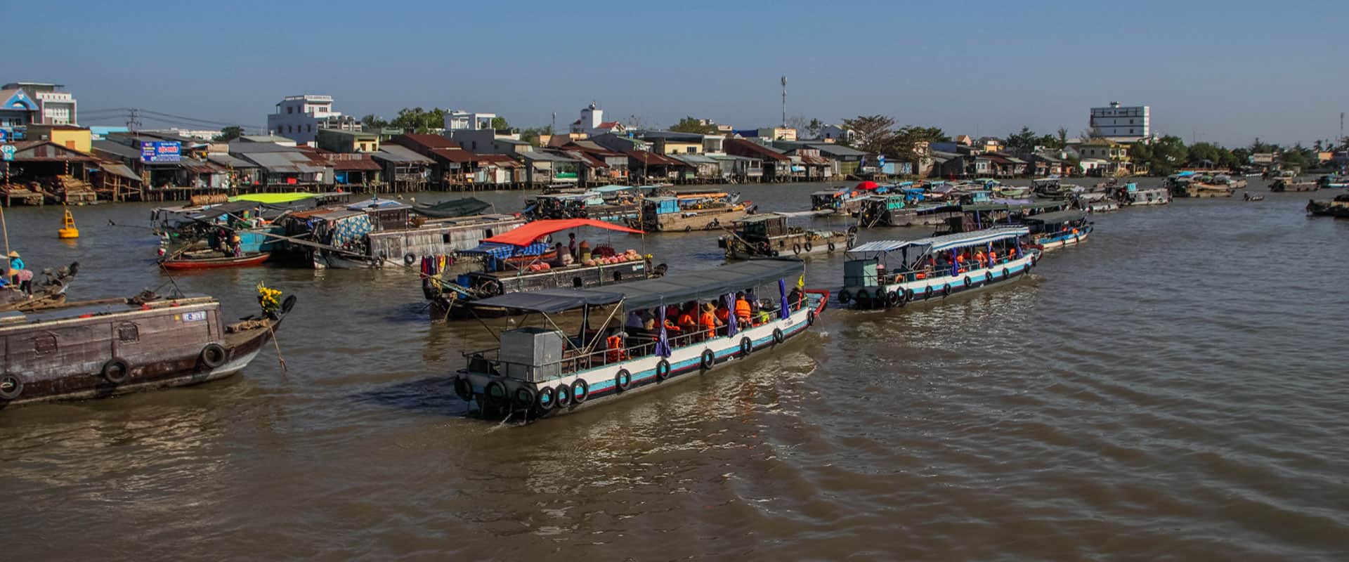 marche flottant de Cai Rang