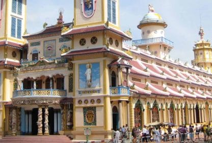 Le temple Cao Dai a Tay Ninh