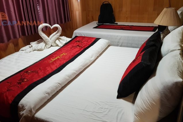 Cabine sur le bateau a Lanha