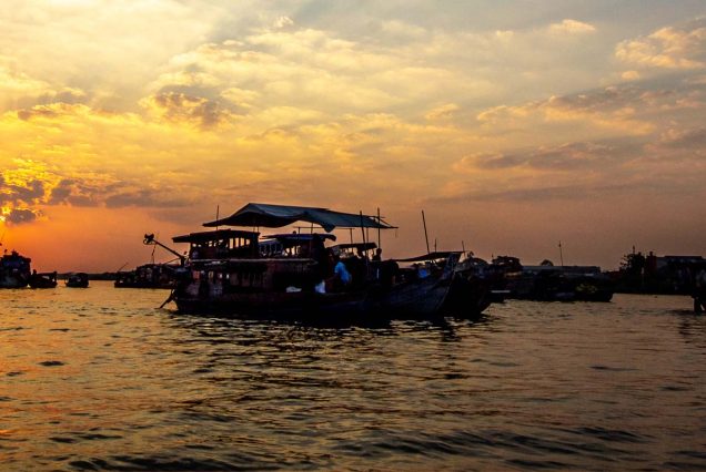 marche flottant de Cai Rang - Can Tho