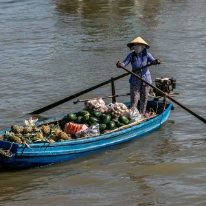 marche flottant de Cai Rang