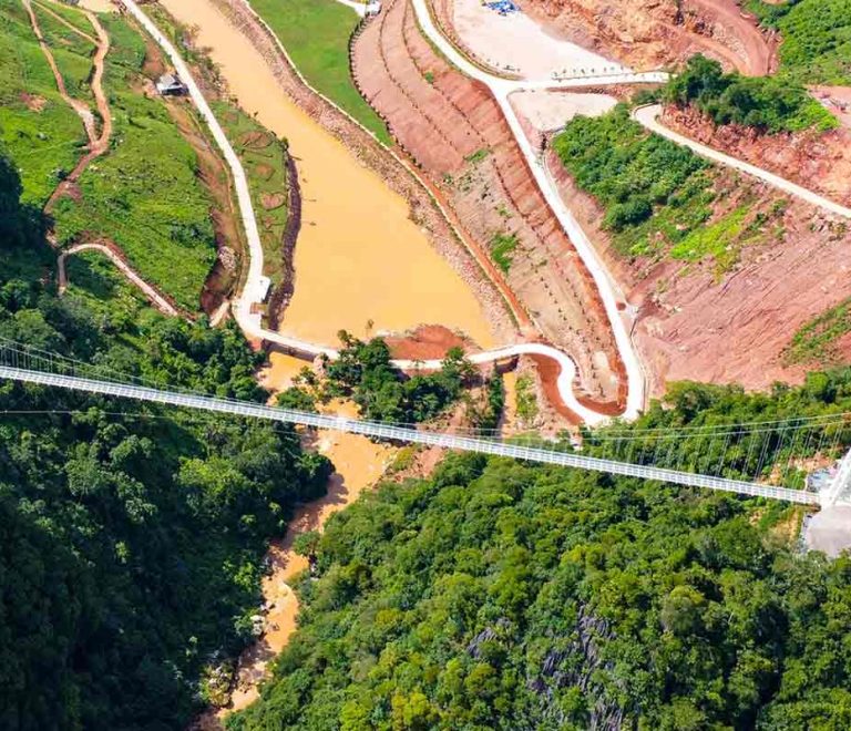 Pont de verre Moc Chau