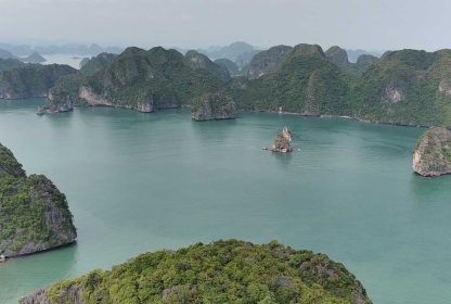 Baie de Lan Ha vue aérienne